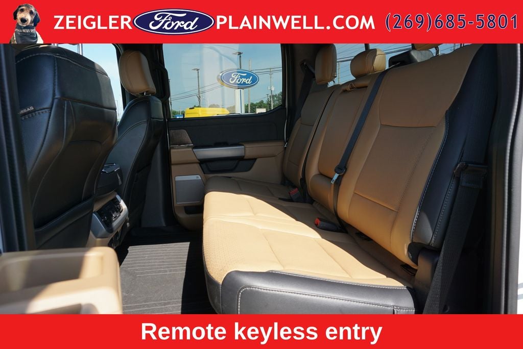 2021 Ford F-150 Lariat Crew Cab Navigation H&C Leather Chrome Pkg Tow