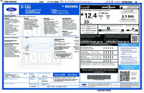 2025 Ford F-150 Lariat Black Appearance Pkg Twin Panel Roof Leather