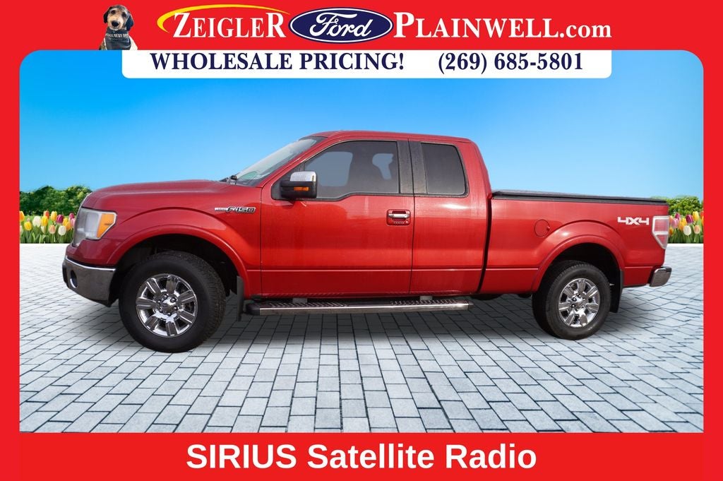 2010 Ford F-150 Lariat Ext Cab 4x4 V8 Heated &amp; Cooled Seats Chrome Pkg T