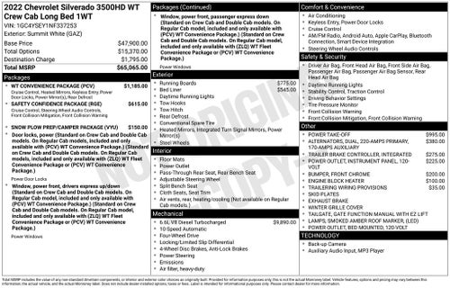 2022 Chevrolet Silverado 3500HD Work Truck