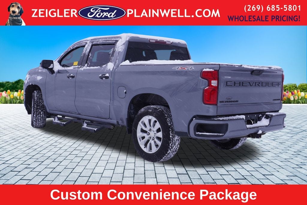 2022 Chevrolet Silverado 1500 LTD Custom CREW CAB 4X4 BLACK APPEARANCE PLG 20' WHEELS