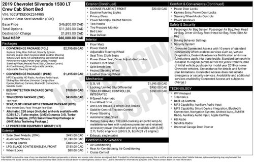 2019 Chevrolet Silverado 1500 LT