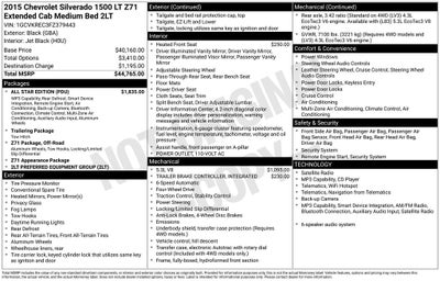 2015 Chevrolet Silverado 1500 LT LT2