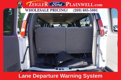 2023 GMC Savana 3500 LT 15 Passenger Extended WB Chrome Pkg Rear Camera