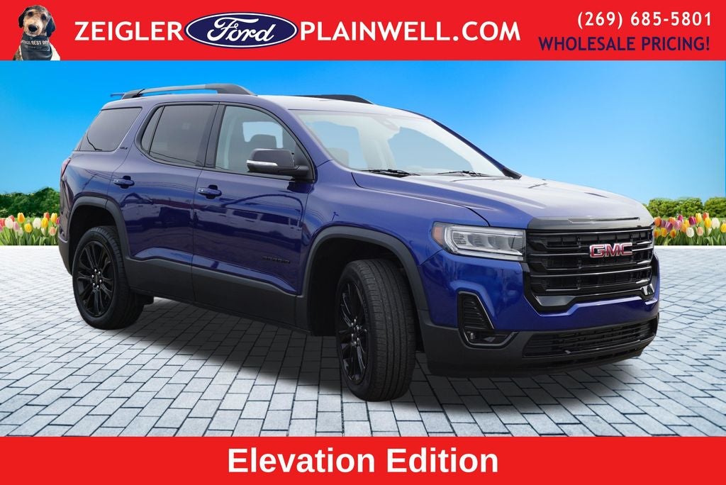 2023 GMC Acadia SLT AWD V6 Heated Leather 3 Row Seat Rear Camera Prote