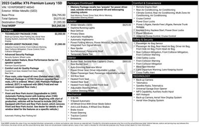 2023 Cadillac XT6 Premium Luxury