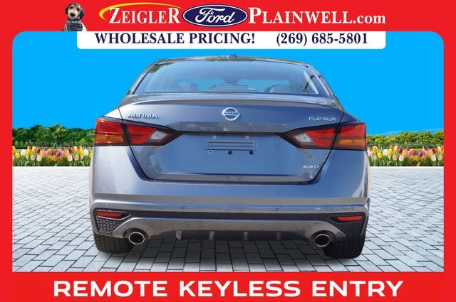 2019 Nissan Altima 2.5 Platinum AWD NAV Heated Leather Heated Steering Power Moonr
