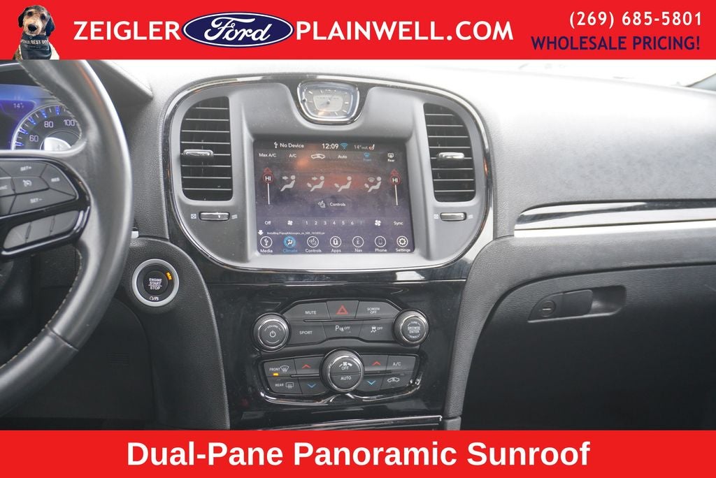 2021 Chrysler 300 S Panoramic Moonroof Navigation Heated Leather Rear