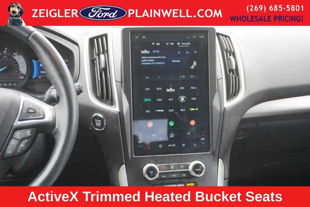 2024 Ford Edge SEL AWD PANORAMIC ROOF HEATED LEATHER & STEERING REAR