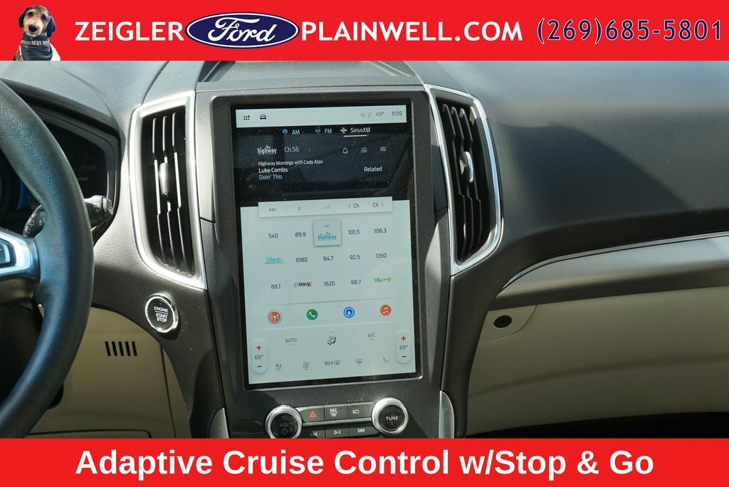 2024 Ford Edge Titanium AWD Panoramic Roof Heated Cooled Leather Navigatio