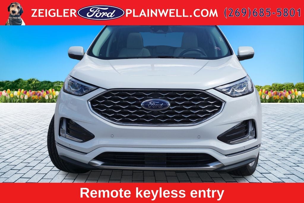 2024 Ford Edge Titanium AWD Panoramic Roof Heated Cooled Leather Navigatio