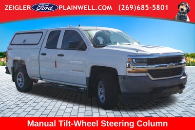 2019 Chevrolet Silverado 1500 LD WT Double Cab 4x4 V8 5.3 Liter Rear Topper