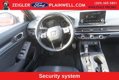 2025 Honda Civic Sport Leather Sport Pkg Black Wheels Rear Camera