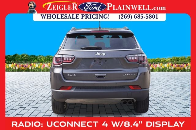 2021 Jeep Compass Limited 4x4 Leather Power Moonroof