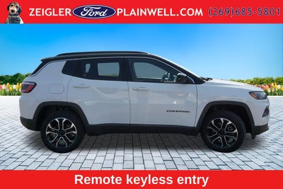 2023 Jeep Compass Limited Leather 4x4 Power Moonroof Black 2 Tone Top