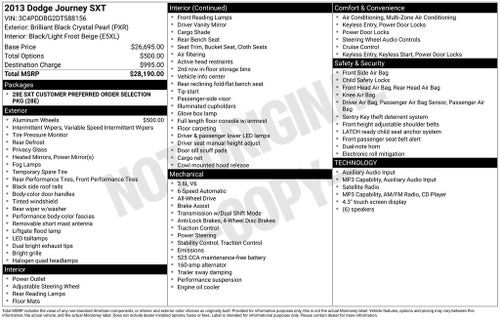 2013 Dodge Journey SXT