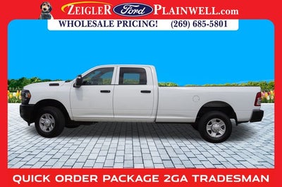 2023 RAM 3500 Tradesman 4x4 CREW CAB LONG BOX 6.4L V8 Nav HD Vinyl Seat Tr