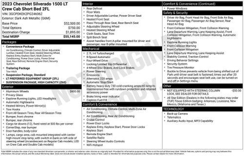 2023 Chevrolet Silverado 1500 LT