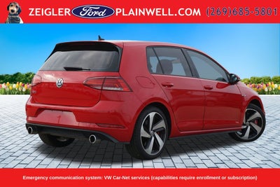 2020 Volkswagen Golf GTI 2.0T SE GTI Hatchback Panoramic Roof Leather 6 Speed Manua