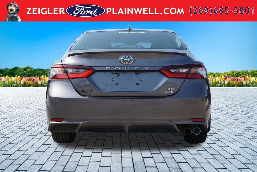 2022 Toyota Camry SE AWD HEATED LEATHER SEATS & STEERING REAR CAMERA