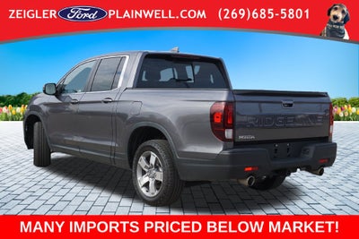2025 Honda Ridgeline RTL Crew Cab 4x4 Heated Leather Moonroof