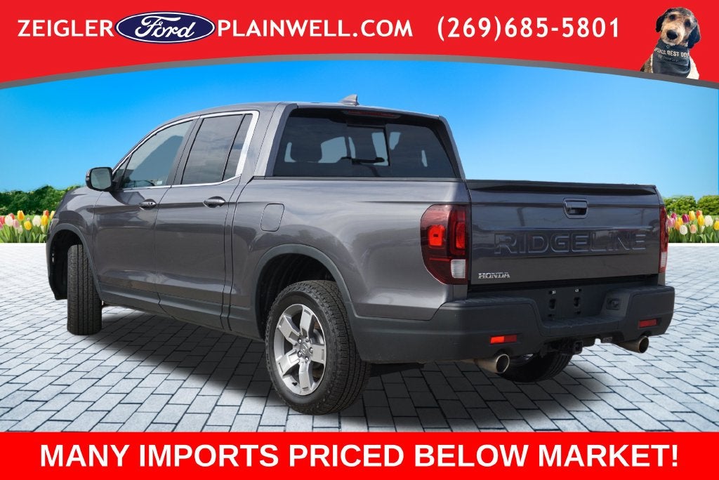 2025 Honda Ridgeline RTL Crew Cab 4x4 Heated Leather Moonroof