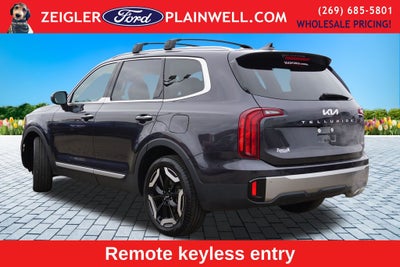 2025 Kia Telluride S V6 AWD Leather Power Moonroof Navigation Blis Blac