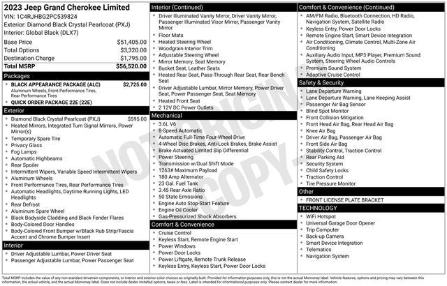 2023 Jeep Grand Cherokee Limited