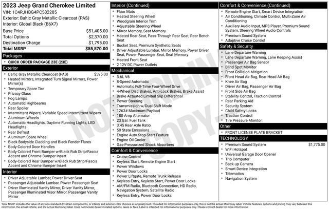 2023 Jeep Grand Cherokee Limited