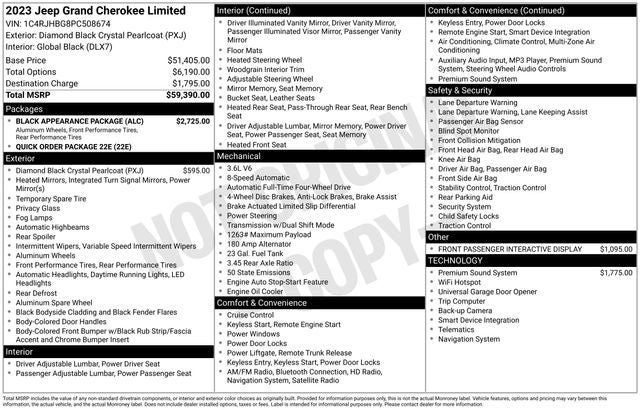 2023 Jeep Grand Cherokee Limited