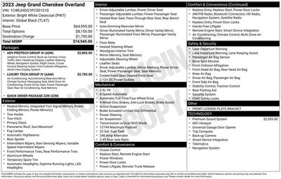 2023 Jeep Grand Cherokee Overland