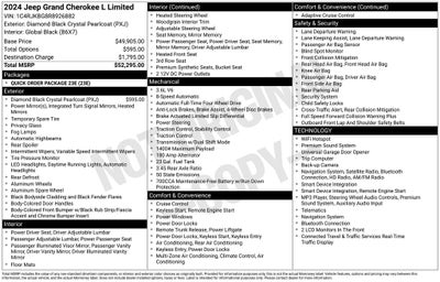 2024 Jeep Grand Cherokee L Limited 4x4