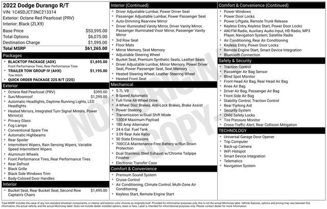 2022 Dodge Durango R/T
