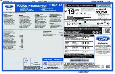 2021 Ford Utility Police Interceptor Base