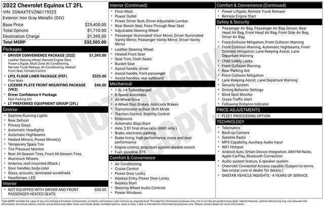 2022 Chevrolet Equinox LT