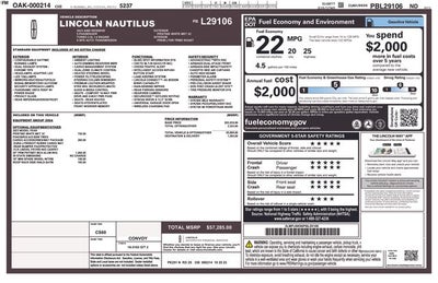 2023 Lincoln Nautilus Reserve