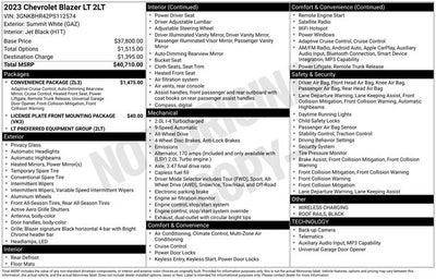 2023 Chevrolet Blazer AWD 2LT