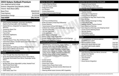 2023 Subaru Outback Premium