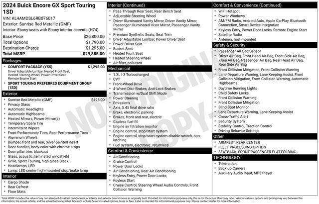 2024 Buick Encore GX Sport Touring FWD