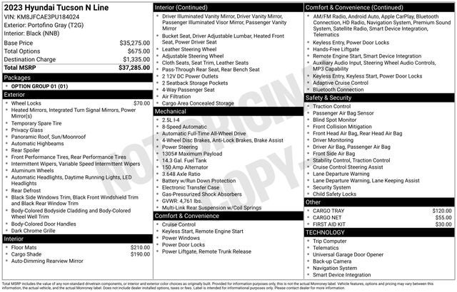 2023 Hyundai Tucson N Line