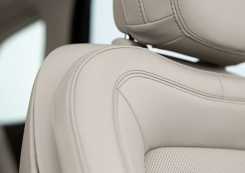 Fine craftsmanship is shown through a detailed image of front-seat stitching. | Zeigler Lincoln of Kalamazoo in Kalamazoo MI