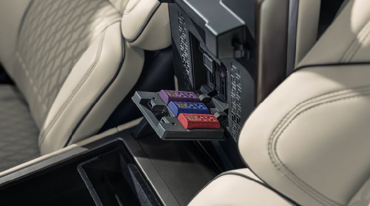 Digital Scent cartridges are shown in the diffuser located in the center arm rest. | Zeigler Lincoln of Kalamazoo in Kalamazoo MI