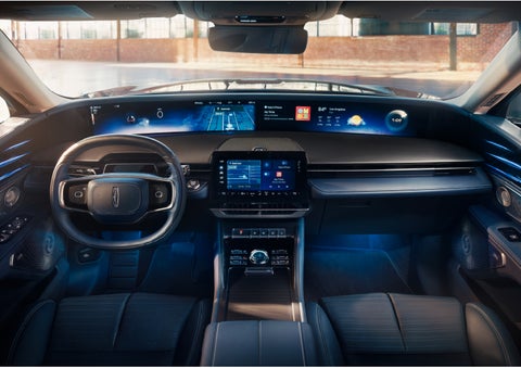 The panoramic display is shown in a 2024 Lincoln Nautilus® SUV. | Zeigler Lincoln of Kalamazoo in Kalamazoo MI