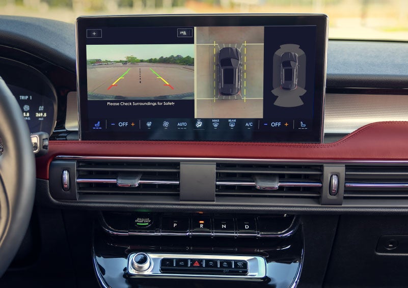 The large center touchscreen of a 2024 Lincoln Corsair® SUV is shown. | Zeigler Lincoln of Kalamazoo in Kalamazoo MI