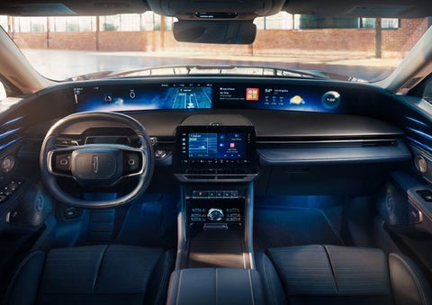 The panoramic display is shown in a 2025 Lincoln Nautilus® SUV. | Zeigler Lincoln of Kalamazoo in Kalamazoo MI