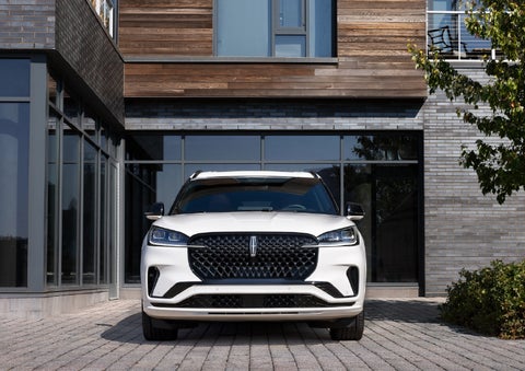 The front of a 2026 Lincoln Aviator® SUV is shown. | Zeigler Lincoln of Kalamazoo in Kalamazoo MI