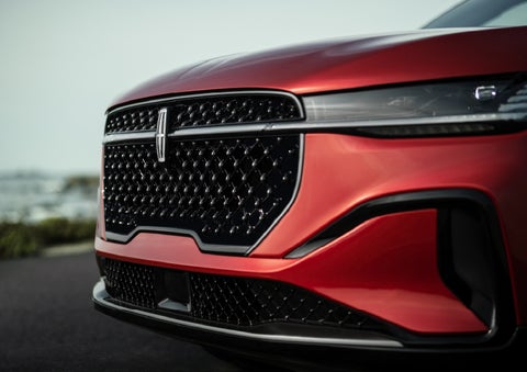 The sleek grille of a 2026 Lincoln Nautilus® SUV with the available Jet Appearance Package makes a bold statement. | Zeigler Lincoln of Kalamazoo in Kalamazoo MI