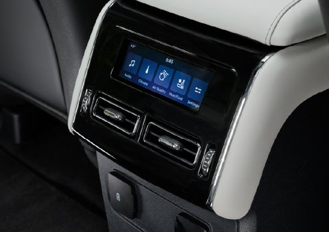 The second row touch screen displays audio and temperature control settings. | Zeigler Lincoln of Kalamazoo in Kalamazoo MI